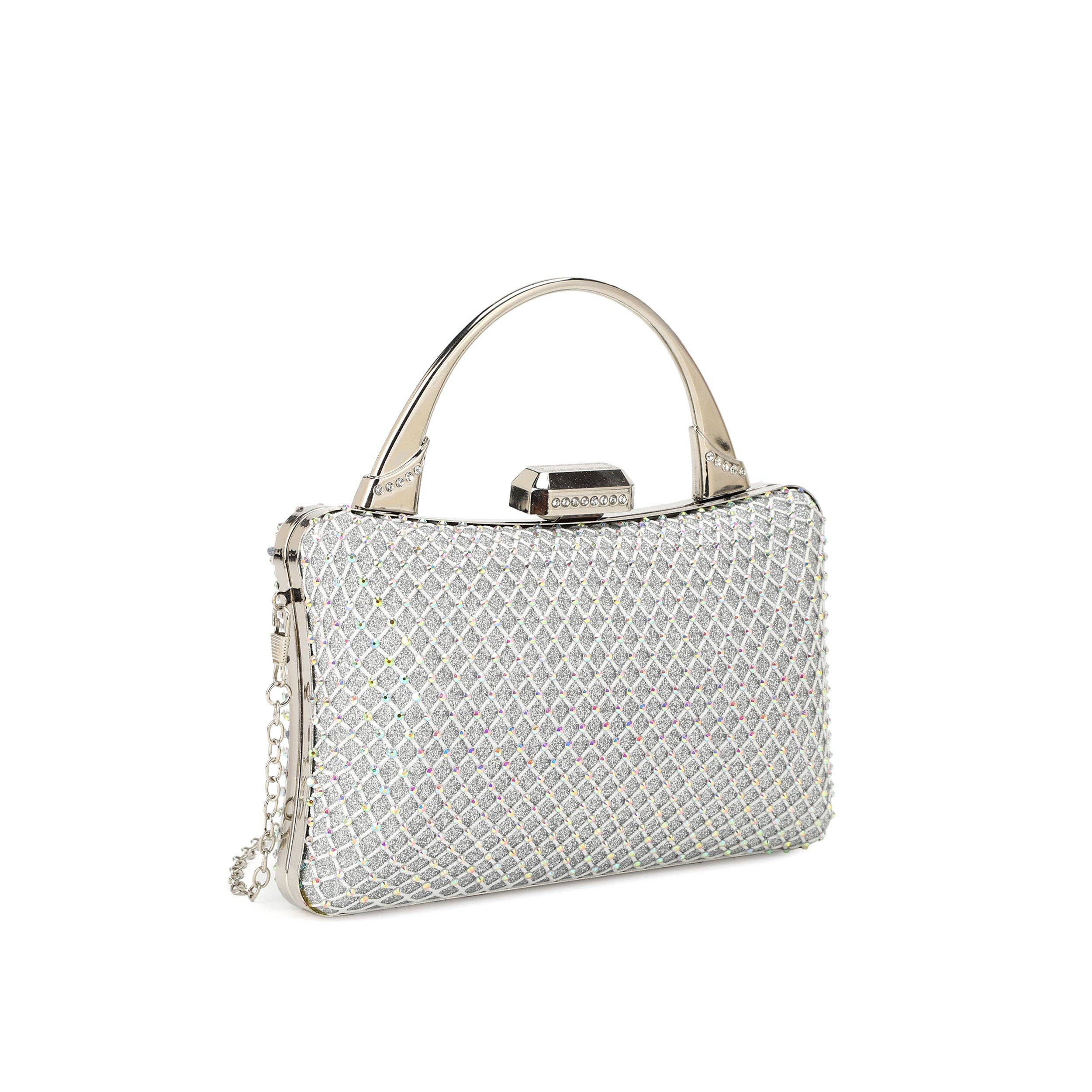 KAYLA+AVA - Wholesale Top Handle Bag - Women's - HANNAH Rhinestone Embellished Top Handle Evening Bag3