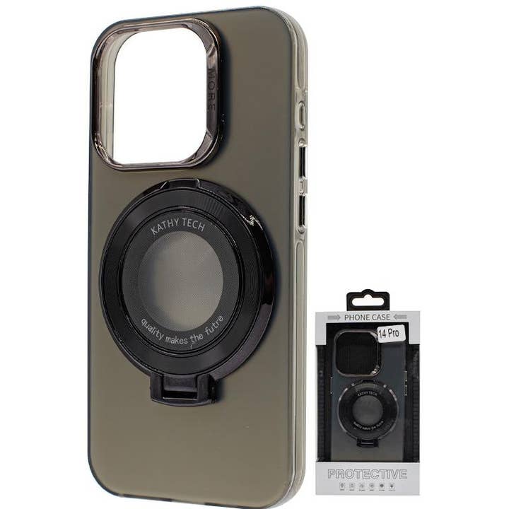 Étui Magsafe pour Chromotron Iph 14 Pro, vente en gros, noir pour la vente par Mighty Wireless