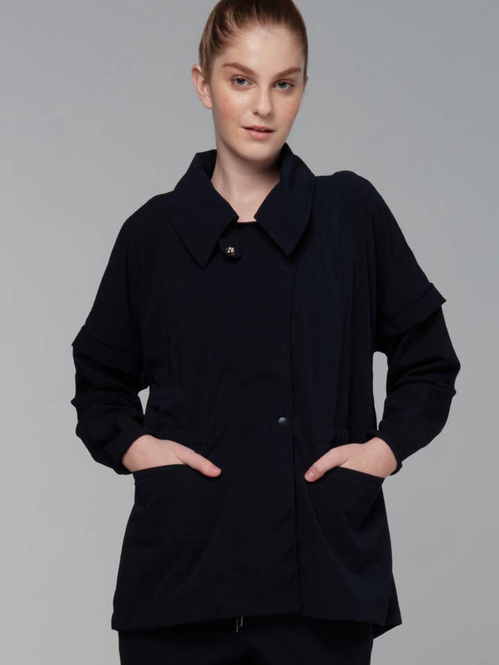 Giacca blu Going Places per la vendita all'ingrosso da parte di 925fit