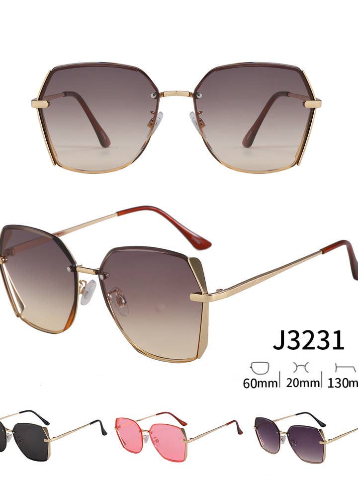 J3231, Trendy Large Gradient Lens & Slim Arms and other Purchase Wholesale jb318. Free Returns & Net 60 Terms on Faire trending on Faire.