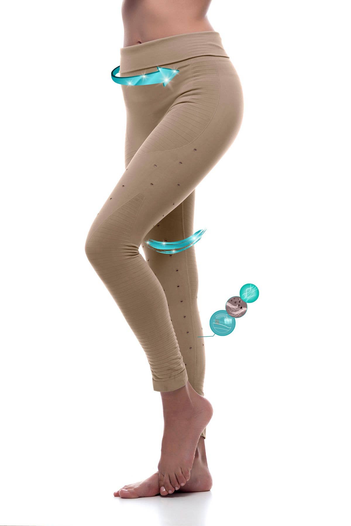 Anaissa - Venta al por mayor Leggings deportivos/cómodos - Mujer - Legging Adelgazante Automasaje, Namasté12