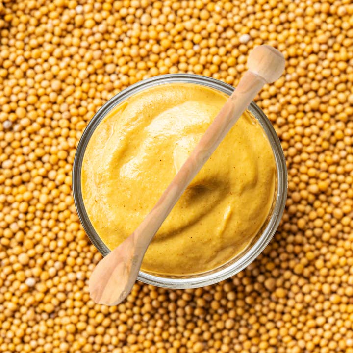 Mustard Condiment Spoon in Boxwood for wholesale by Clémentine Boutique