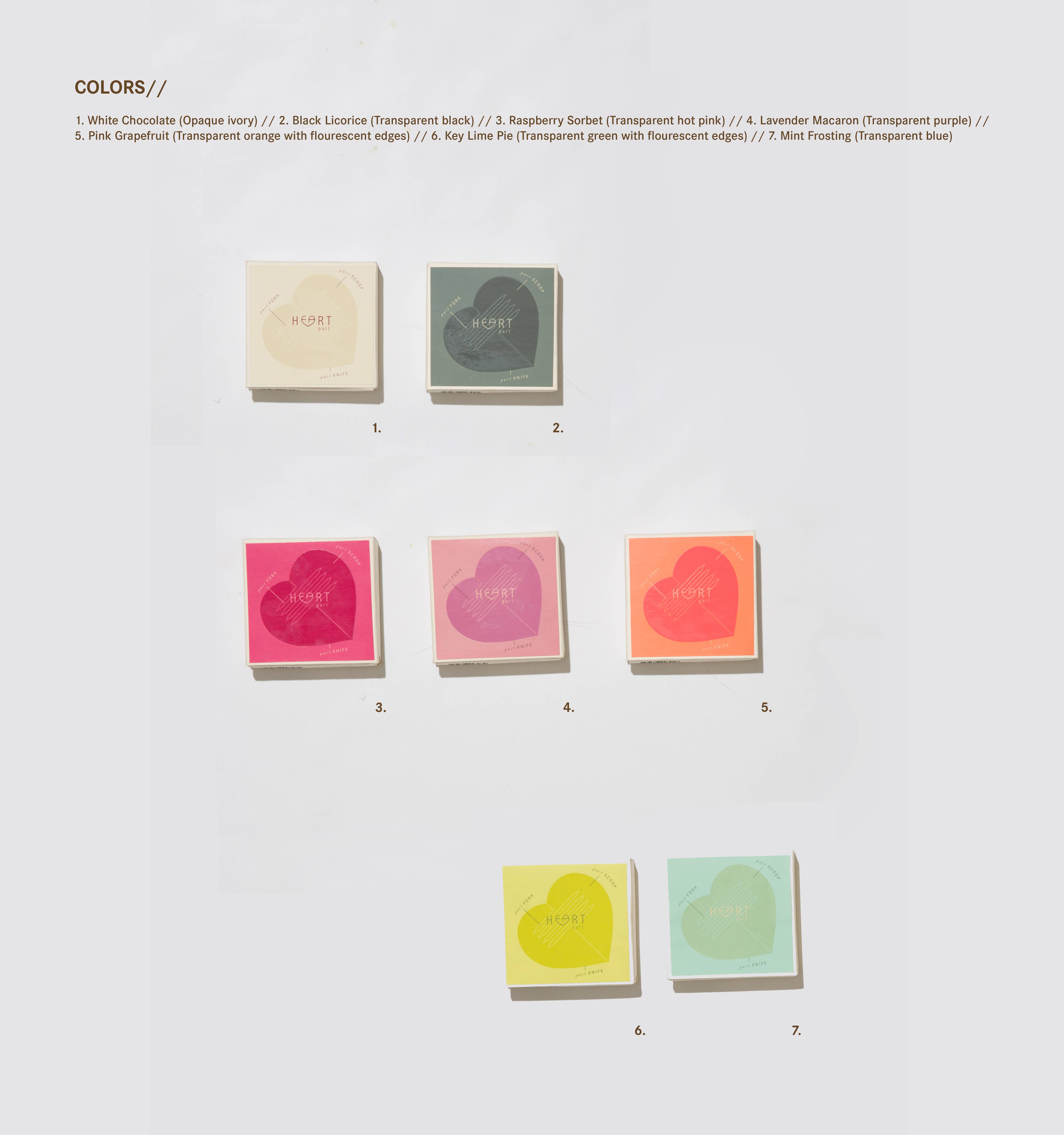 Sommwhere - Wholesale Assorted Cutlery Set - Heart Parts // Biodegradable Utensils8