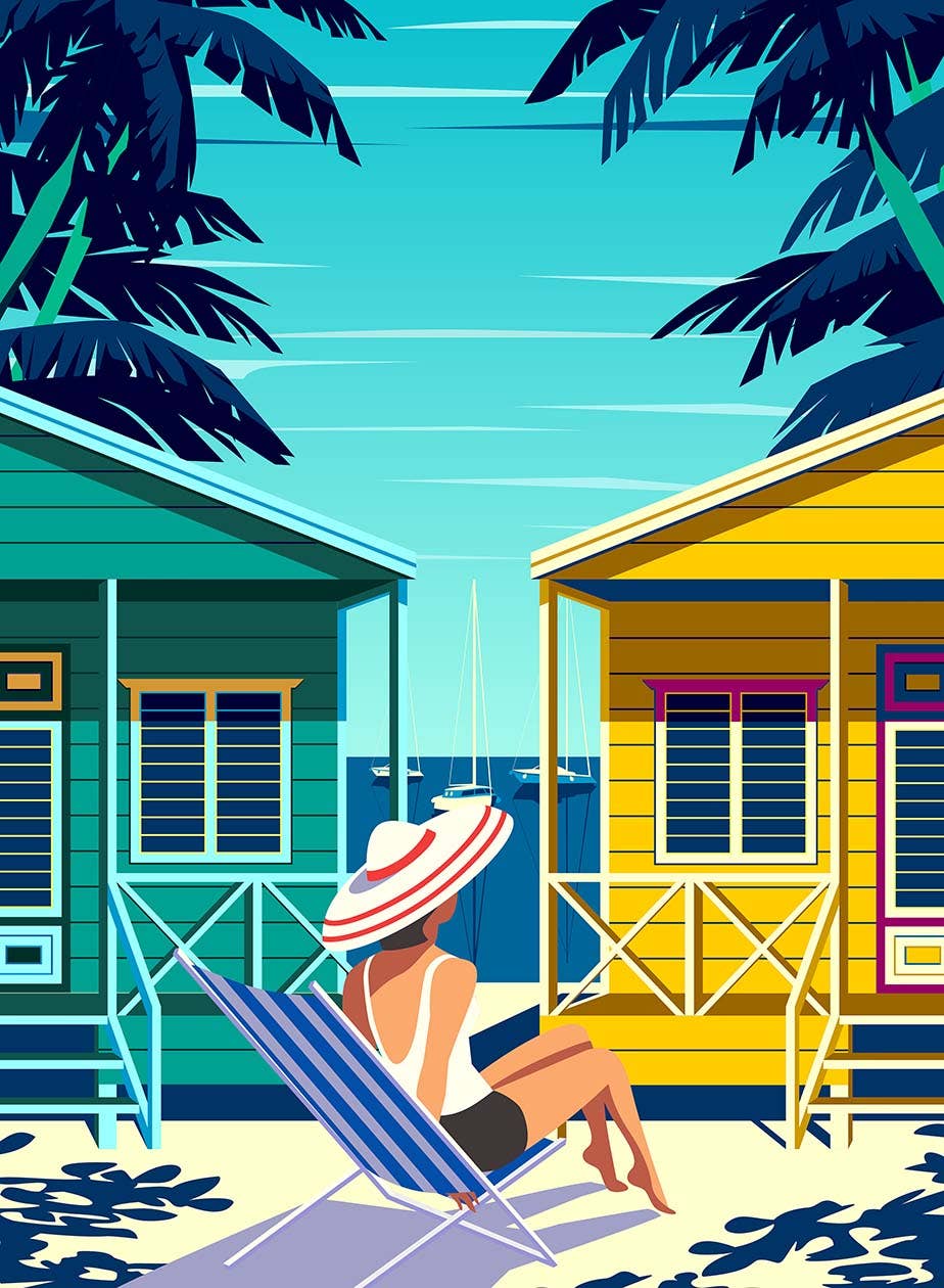 La Belle France - Vente Torchons - Torchon Provence 100 % coton25