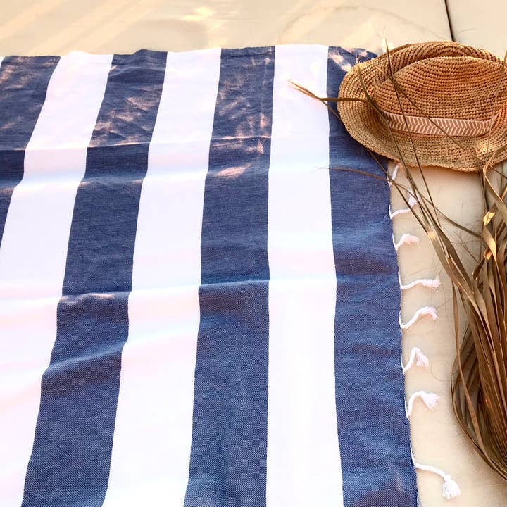 TranquilUSA - Wholesale Beach Towel - Cabana 100% Turkish Cotton Towel - 6 Colors