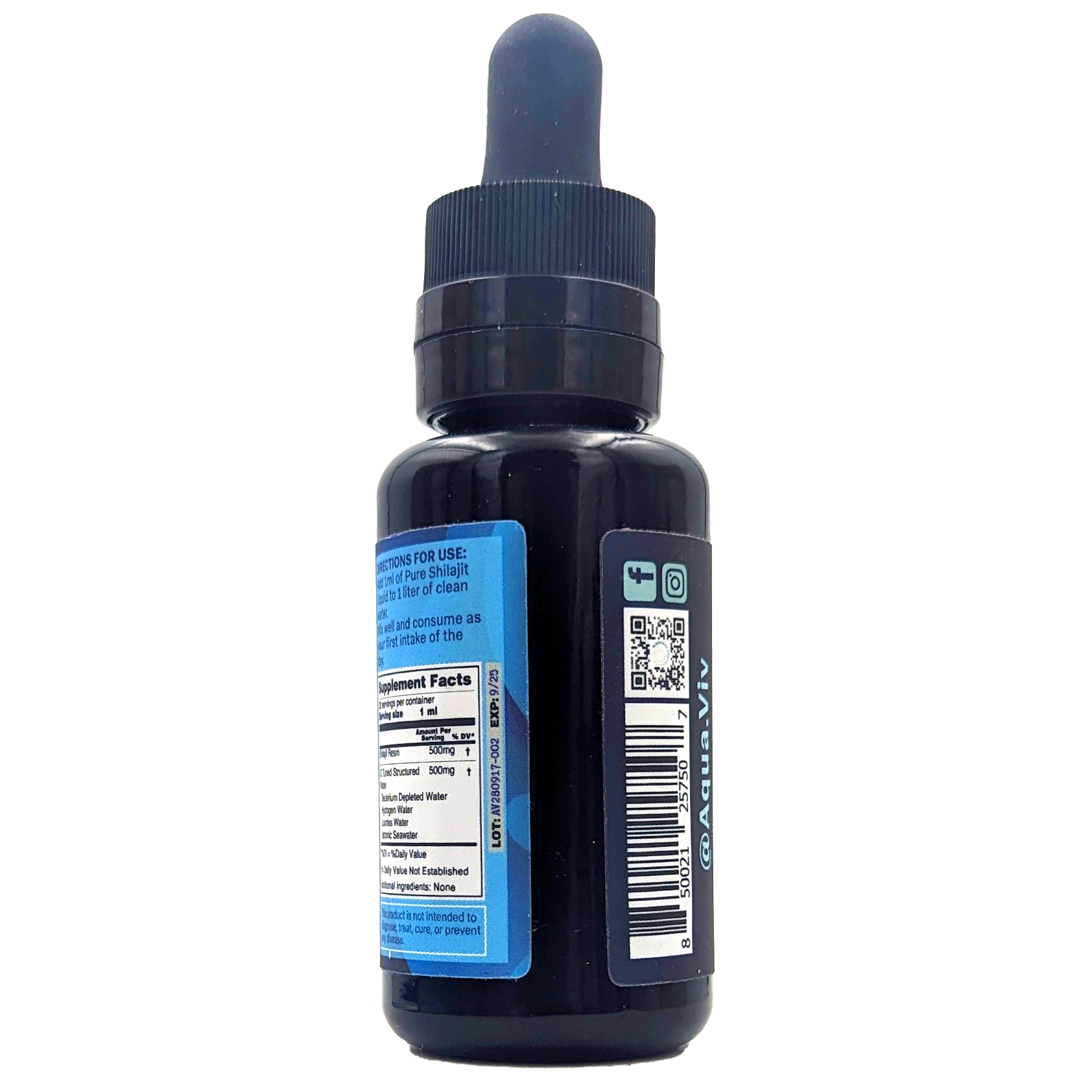 aquaViv - Vendita all'ingrosso Vitamine/integratori orali - Resina di Shilajit Pura | Energia Naturale & Acido Fulvico1