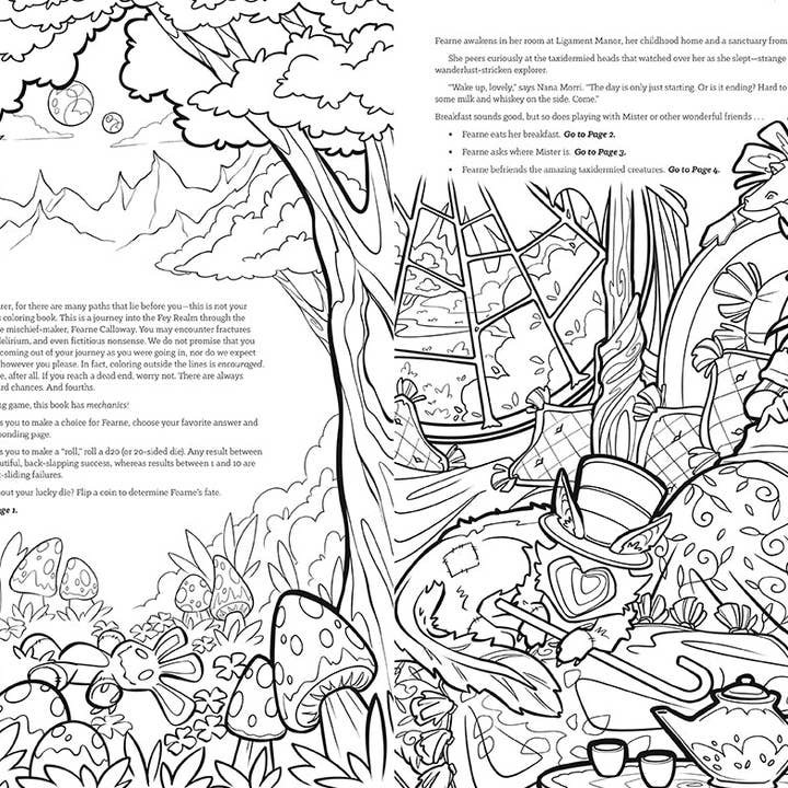 Insight Editions - #1 Pop Culture Publisher - Wholesale Coloring & Activity Book - Adult - Critical Role: Fearne Calloway’s Fey Fantasy - SALE!1