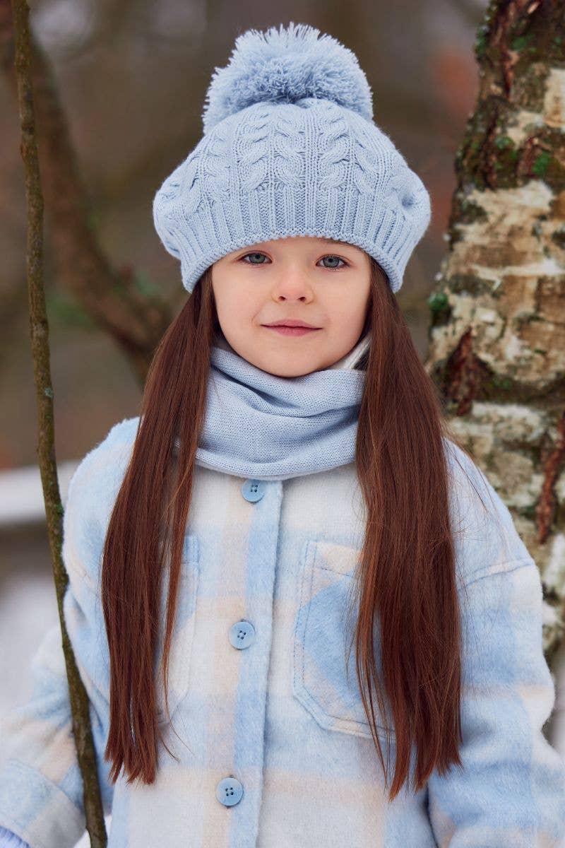 Ander - Vente Béret – enfant - Chapeau classique style béret pour filles – Doux et chaud8
