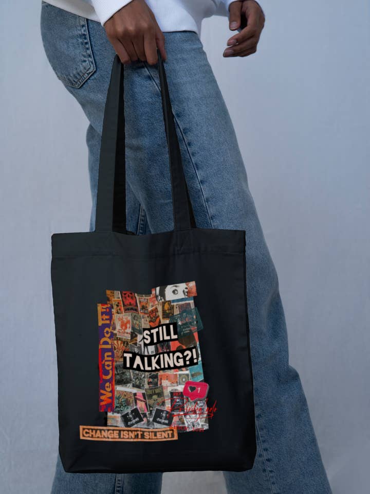 Still talking?! - bag for wholesale by Privilegiado Fair Wear