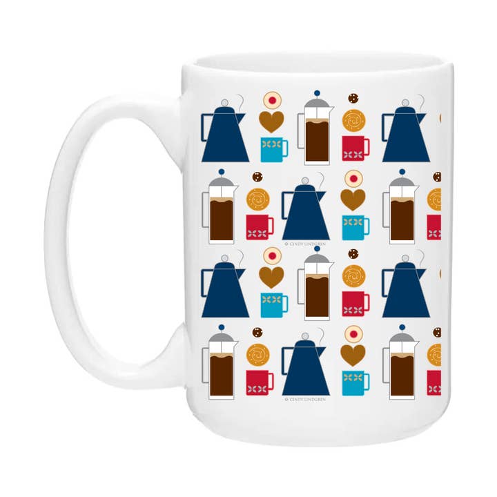 Keramische koffiemokken | Koffie- en koekjesverpakking voor wholesale door Creative Compass