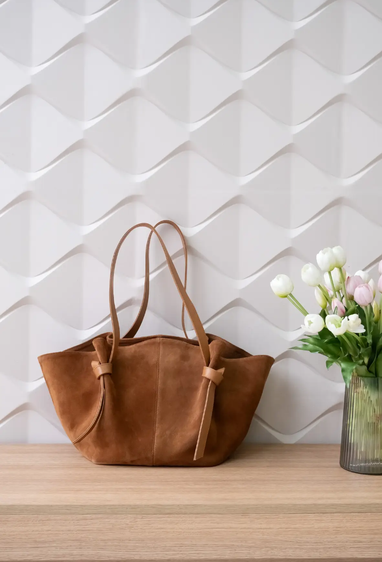 Nenya Fashion Limited – wholesale Top handle bag – women's – SUEDE BAG Ginger2