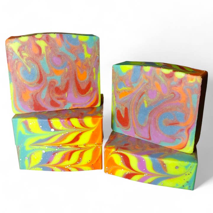 Fruit Loops Tallow Soap for wholesale by Amber Bath Co