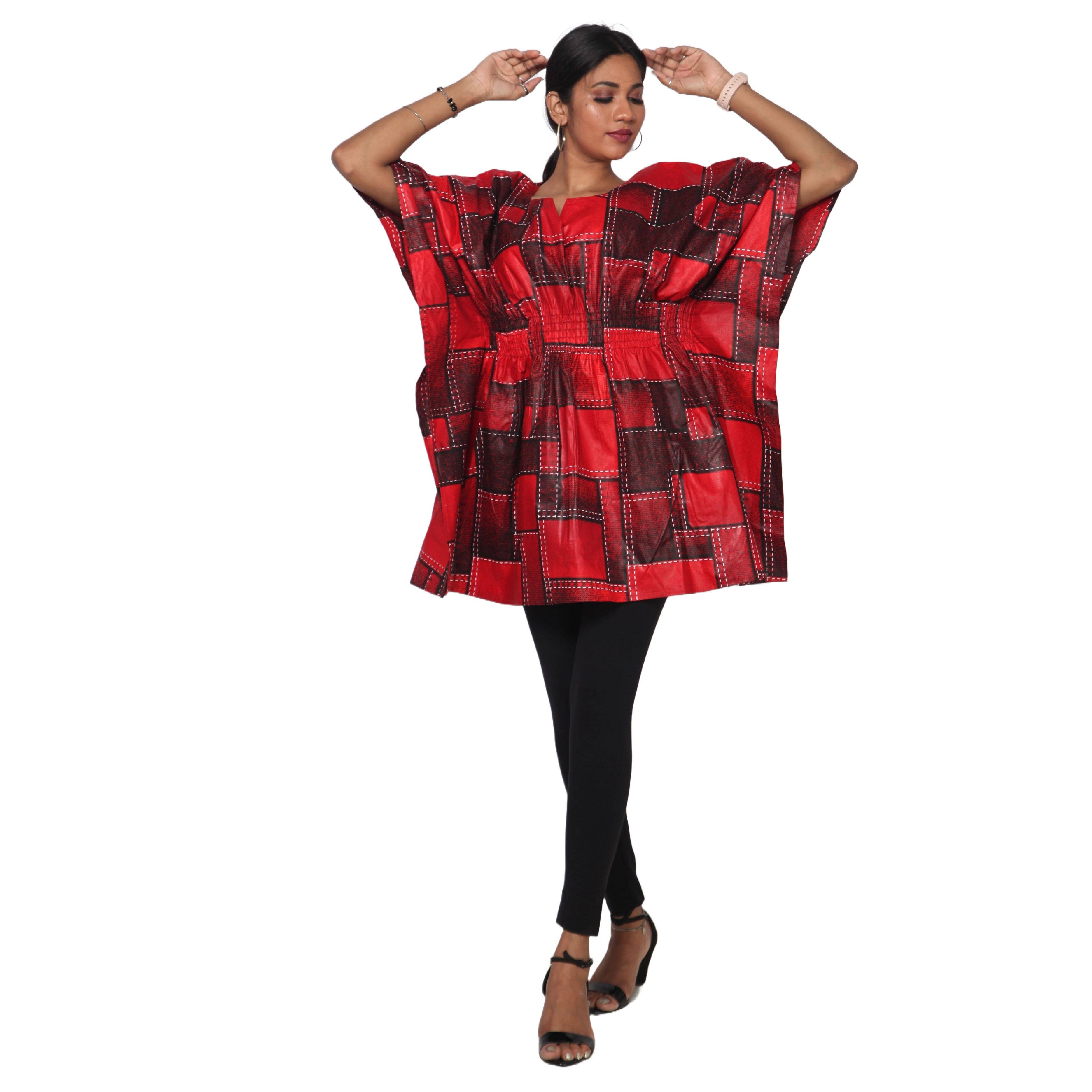 African Stars - Wholesale Kaftan - Women's - Women's Half Kaftan With Elastic Waist -- FI-P1441