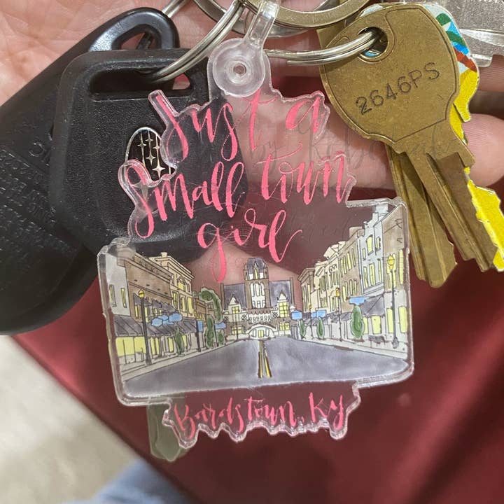 Bardstown, KY Lille by pige nøglering for engroshandel hos Doodles By Rebekah