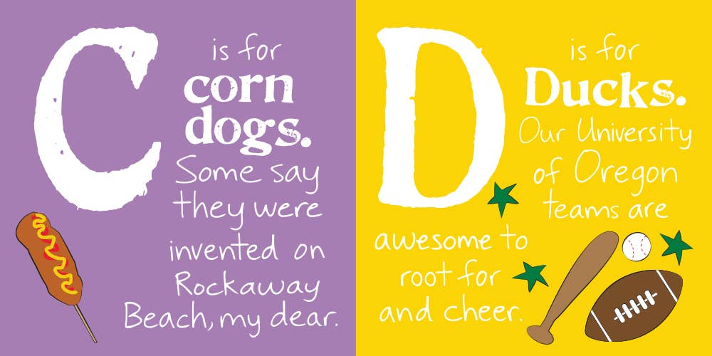 Sourcebooks - Wholesale Baby & Toddler Book (0-2) - ABCs of Oregon2