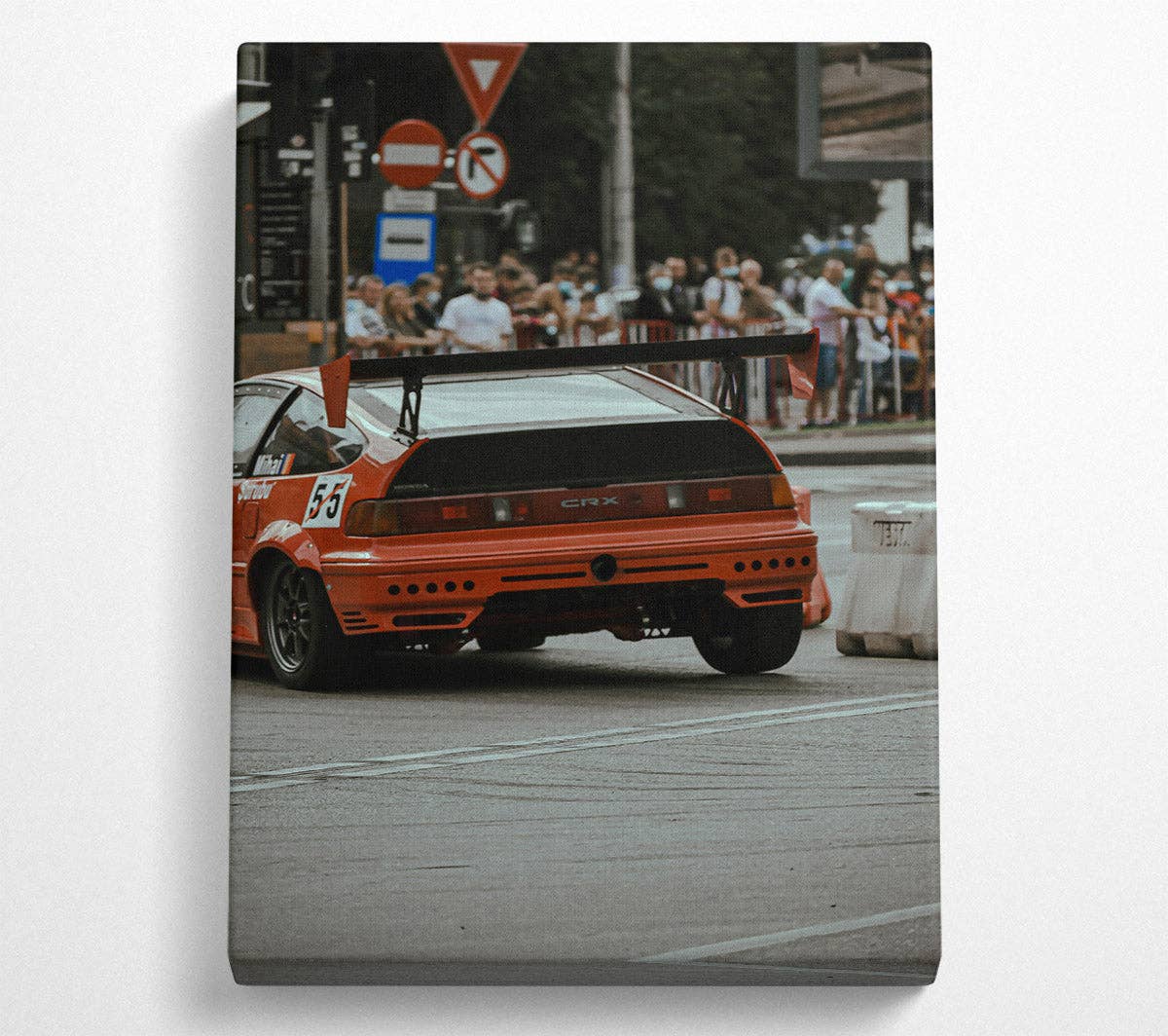 Simply Canvas Art – wholesale Art print – Red Honda Crx Drift0