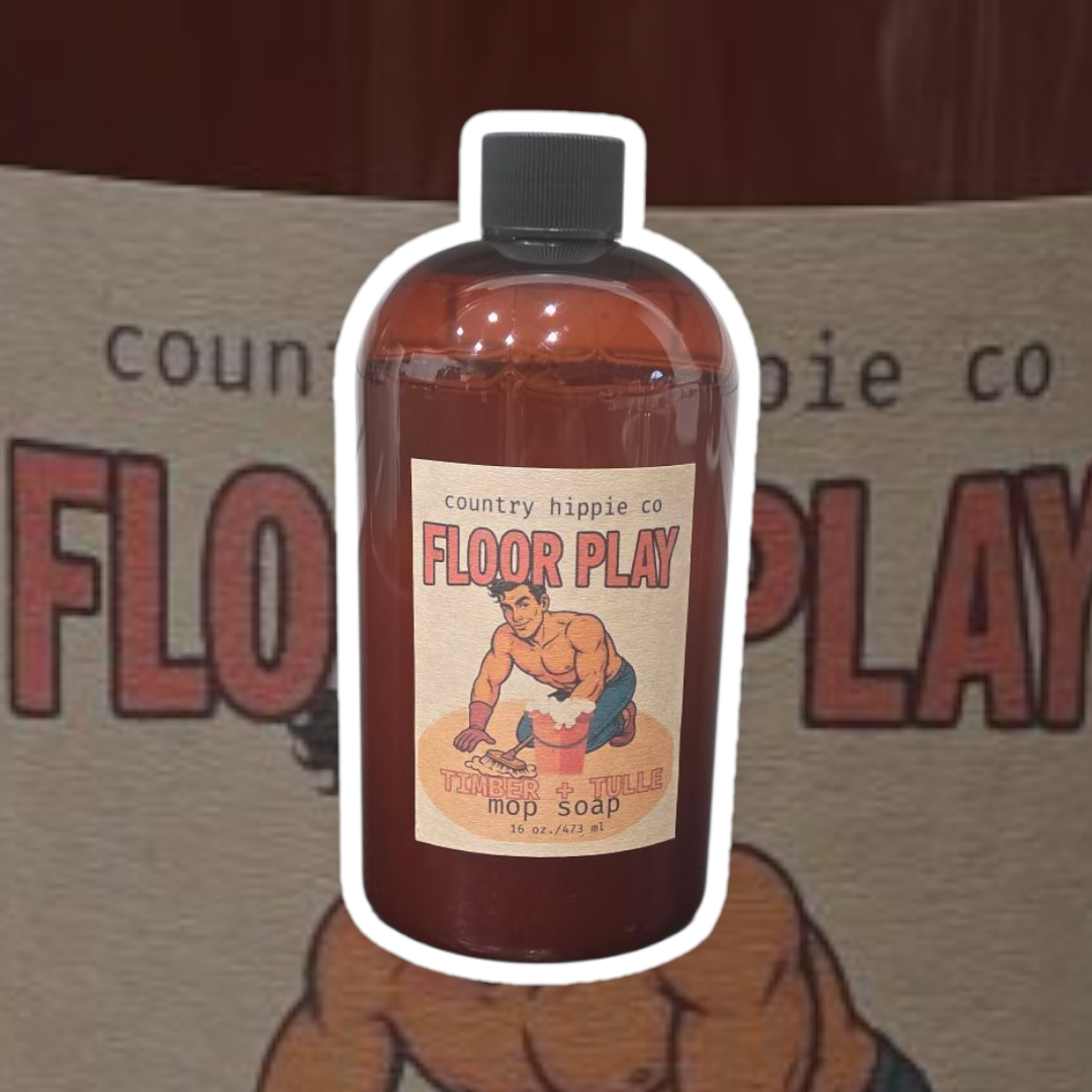 Country Hippie Co. - Wholesale Multi-Surface Cleaner - FLOOR PLAY Mop Soap 16 oz.8