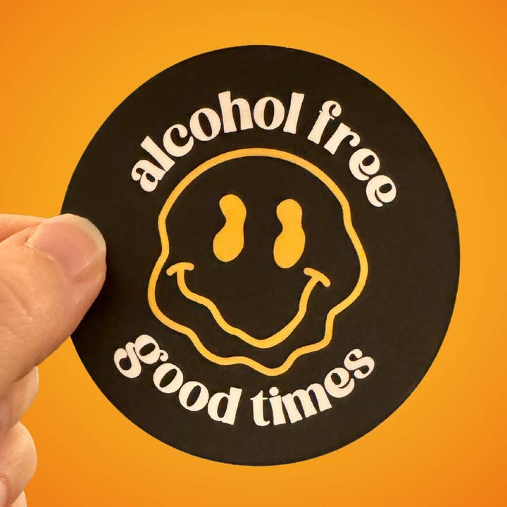 Pegatina Sin Alcohol Sobriedad Regalos Sobrios Pegatinas de Recuperación para venta al por mayor de As Told By Ellie