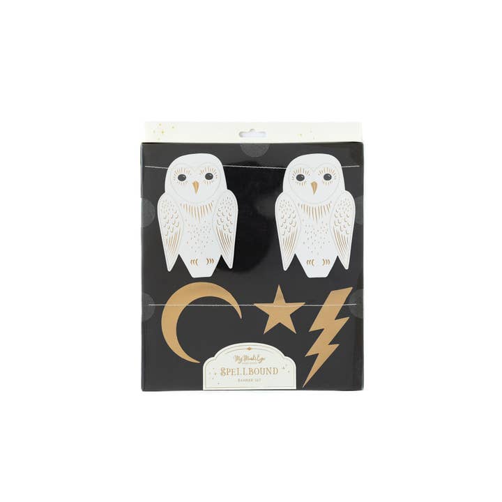 SPL803 - Spellbound Owl Banner Set for wholesale by My Mind’s Eye