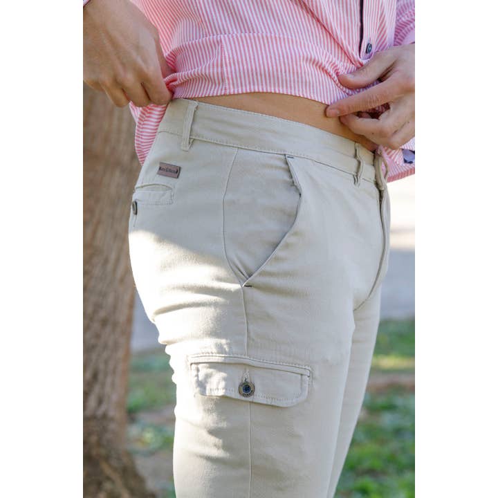 Stone Cargo Pant for wholesale by Custi Mikelo: Made in Spain