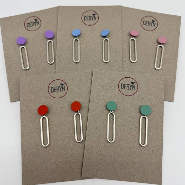 Earrings - multi colours for wholesale by Deryn Jewellery