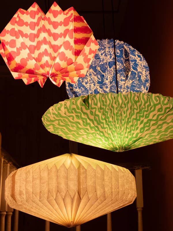 Origami Paper Lightshade "Saucer" for wholesale by AARVEN