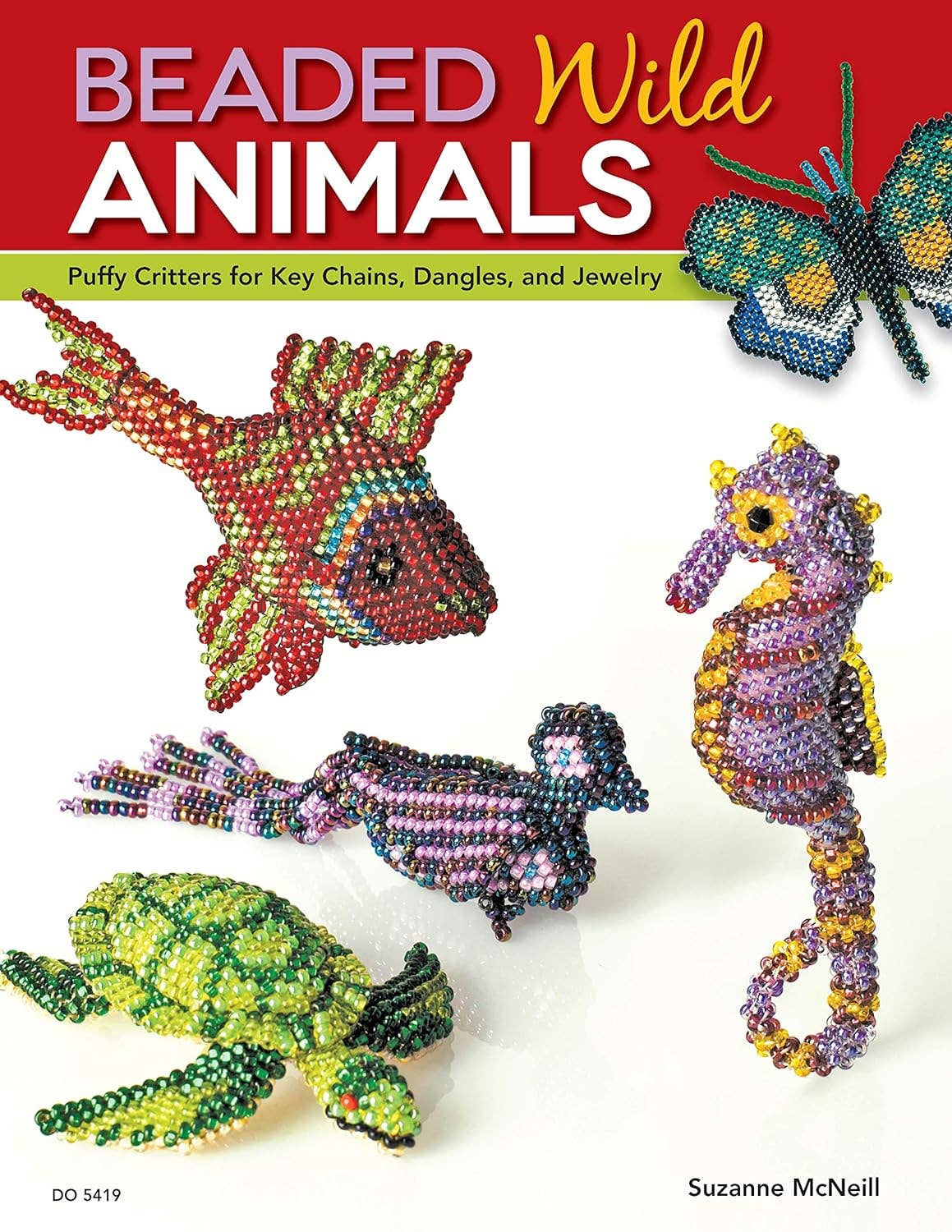 Fox Chapel Publishing - Wholesale Crafts, Hobbies & DIY Book - Beaded Wild Animals -  Key Chains, Dangles and Jewelry0