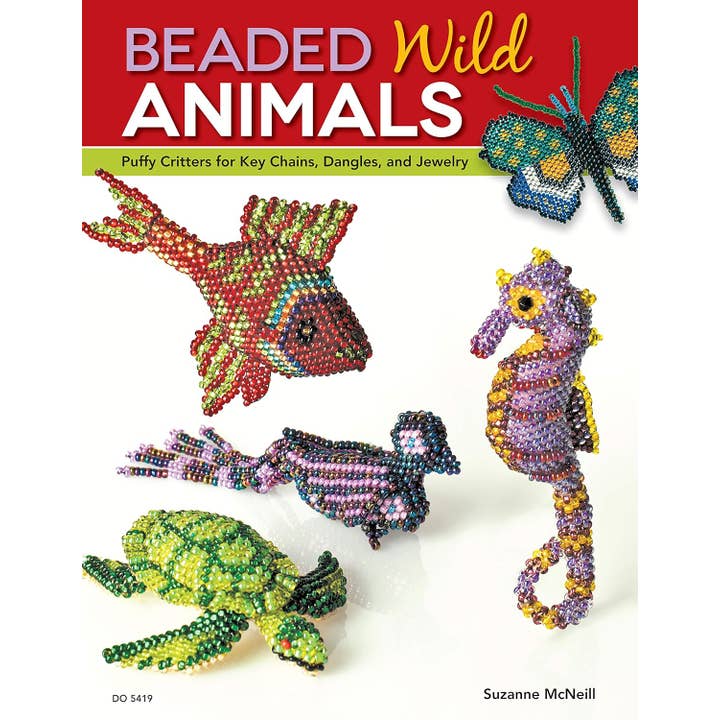 Fox Chapel Publishing - Wholesale Crafts, Hobbies & DIY Book - Beaded Wild Animals - Key Chains, Dangles and Jewelry