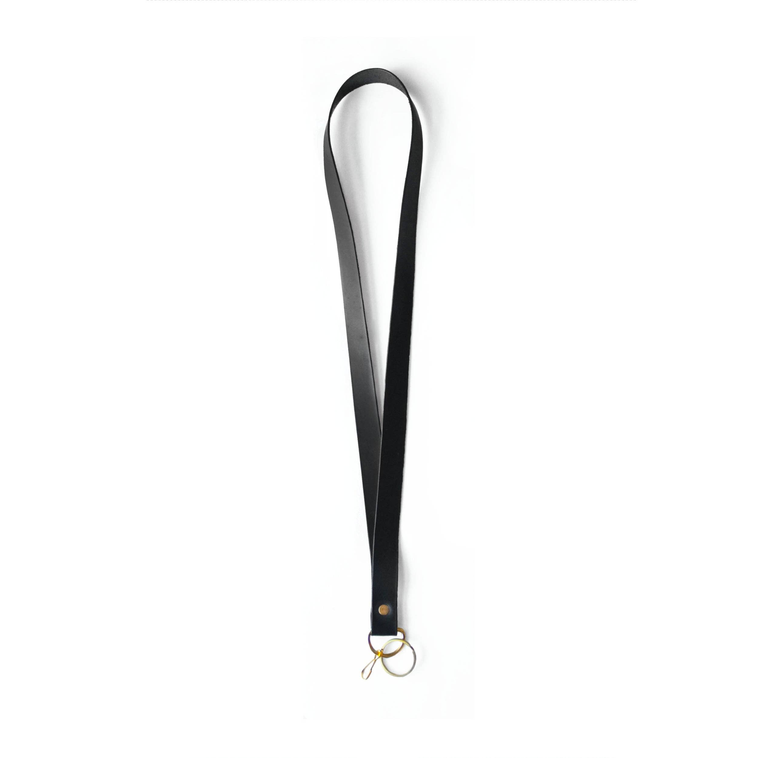 Audio Helkuik - Wholesale Lanyard - Unisex - Leather Lanyard -- Black Leather1