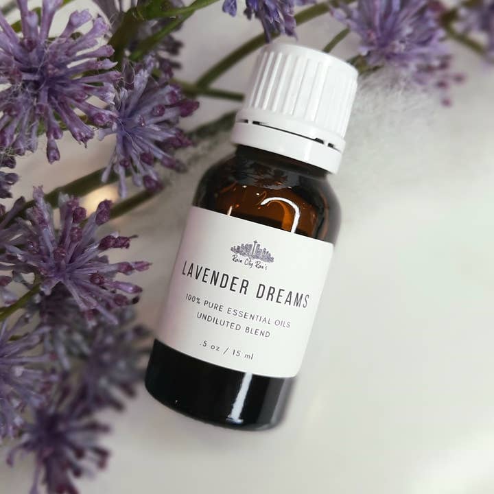 Lavender Dreams Outspädd Ren Eterisk Oljeblandning för wholesale av Rain City Rae's