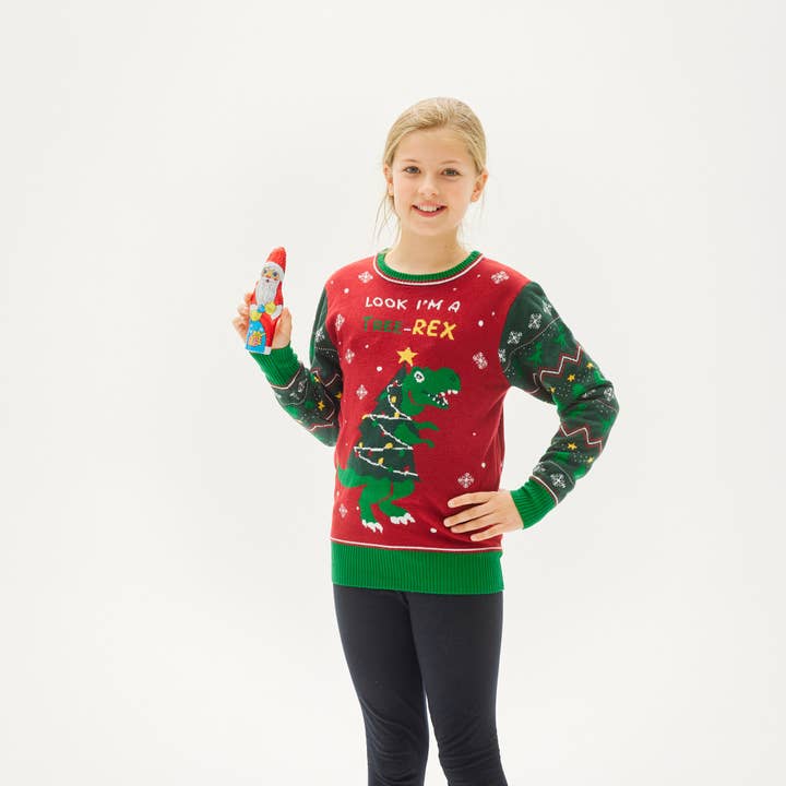 Happy Seasons - Wholesale Knit Sweater - Kids - The Tree-rex Sweater - Kids7