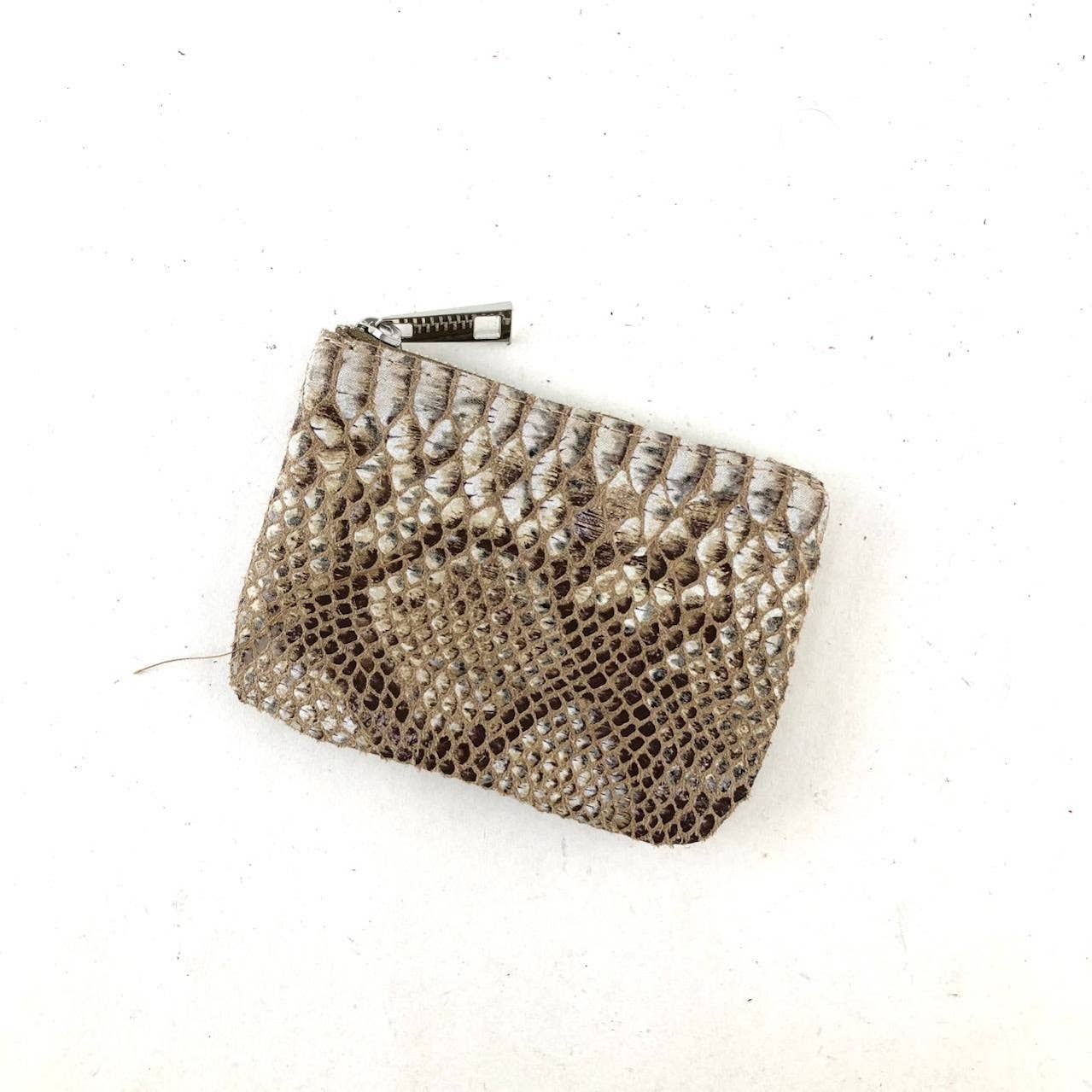 MILANO AMOUR - Venta al por mayor Monedero - Mujer - Monedero mini para mujer en piel de becerro con textura de reptil1