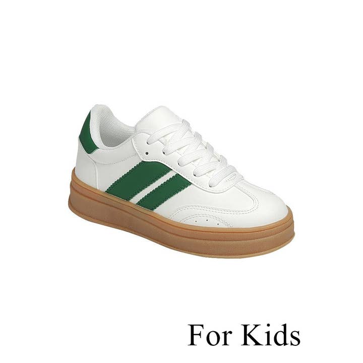 FASHION EMPORIO - Wholesale Lifestyle Sneakers - Kids - Kids Lace up Sneaker Shoes FL-TOPPING-03K