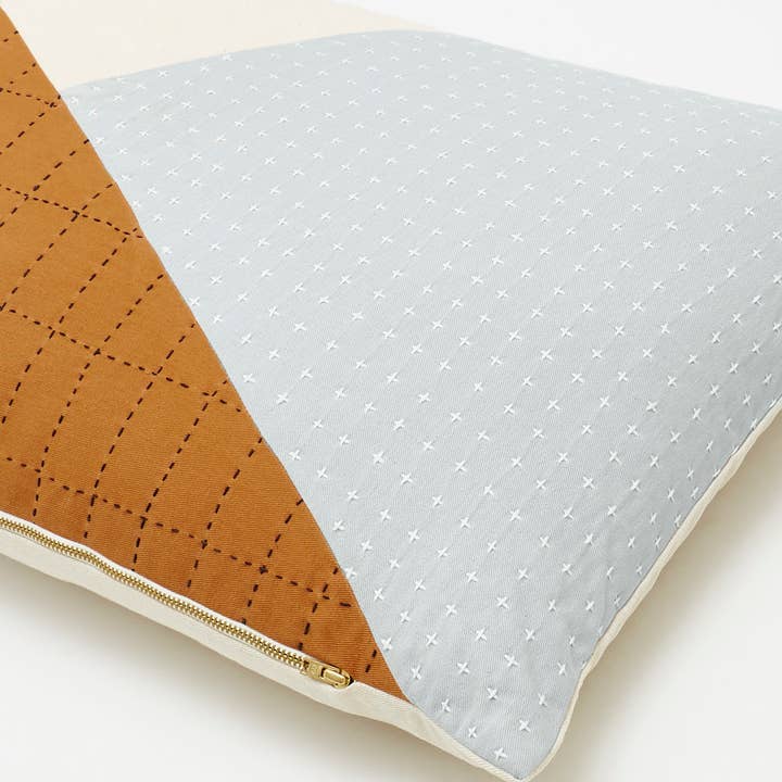 Anchal - Wholesale Lumbar Pillow - Naari Colorblock Lumbar Pillow Cover4