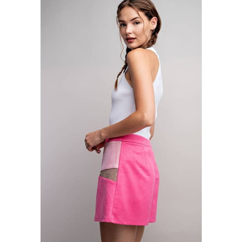 STYLE USA - Wholesale Skirt - Women's - Color block mini skirt15