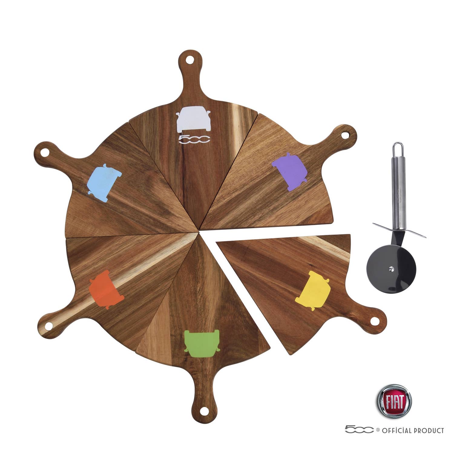 Laguiole - Wholesale Serving Tray - FIAT, Pizza Plate Set, 6 Pieces, Service Set, Plate1