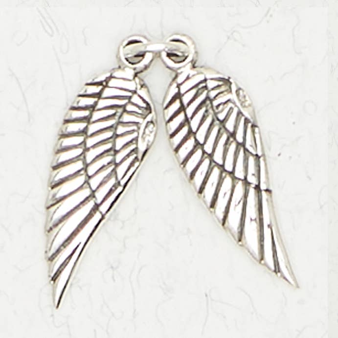 Sterling Silver Pendant - Angel Wings for wholesale by Nirvana LLC