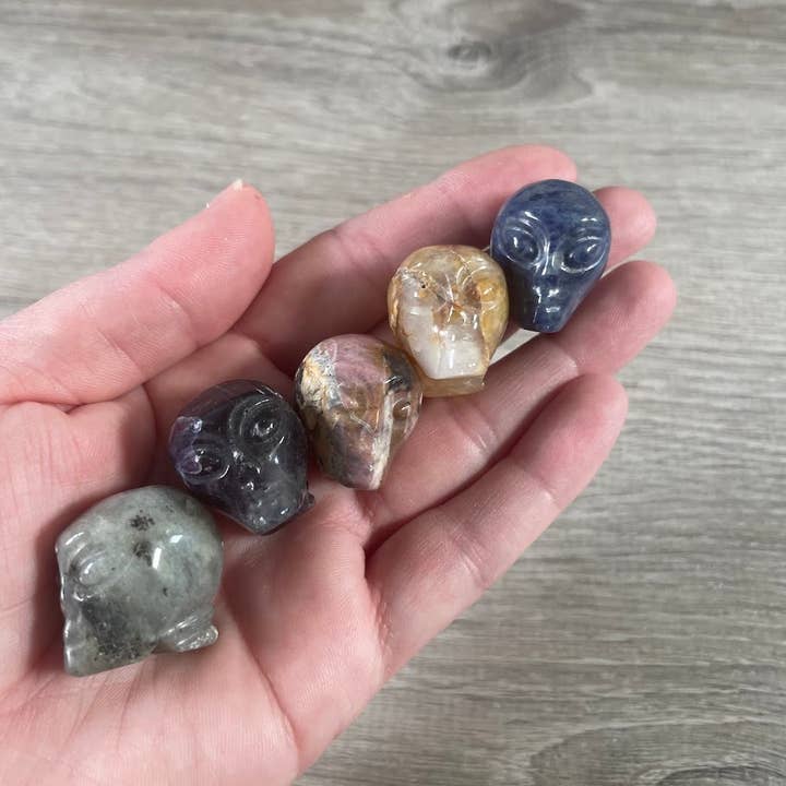 Keystone Crystals - Wholesale Spiritual stone/crystal - Assorted Gemstone Skull Figurines – Crystal Carvings in Bulk13