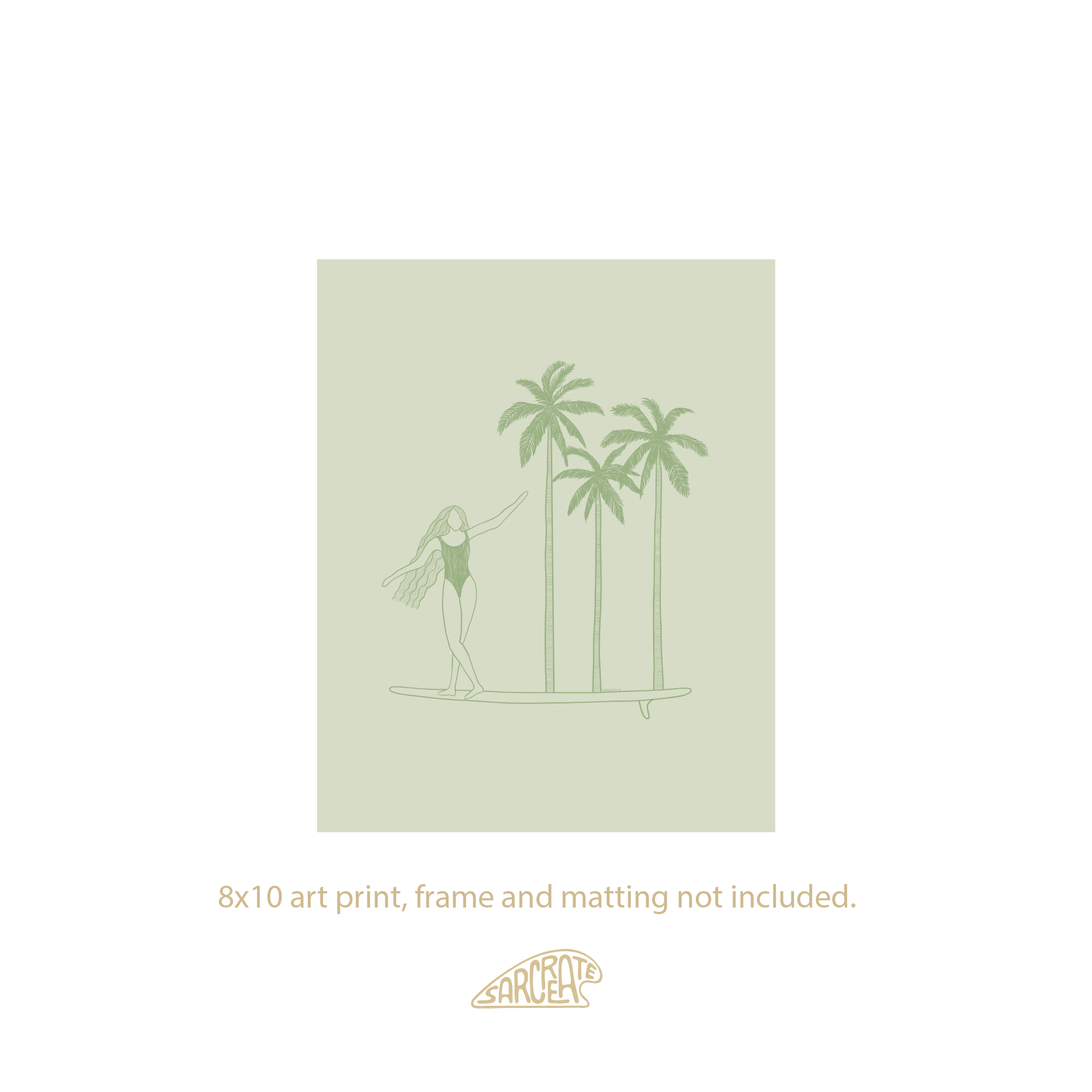 sarcreate - Wholesale Art Print - Tres Surf1