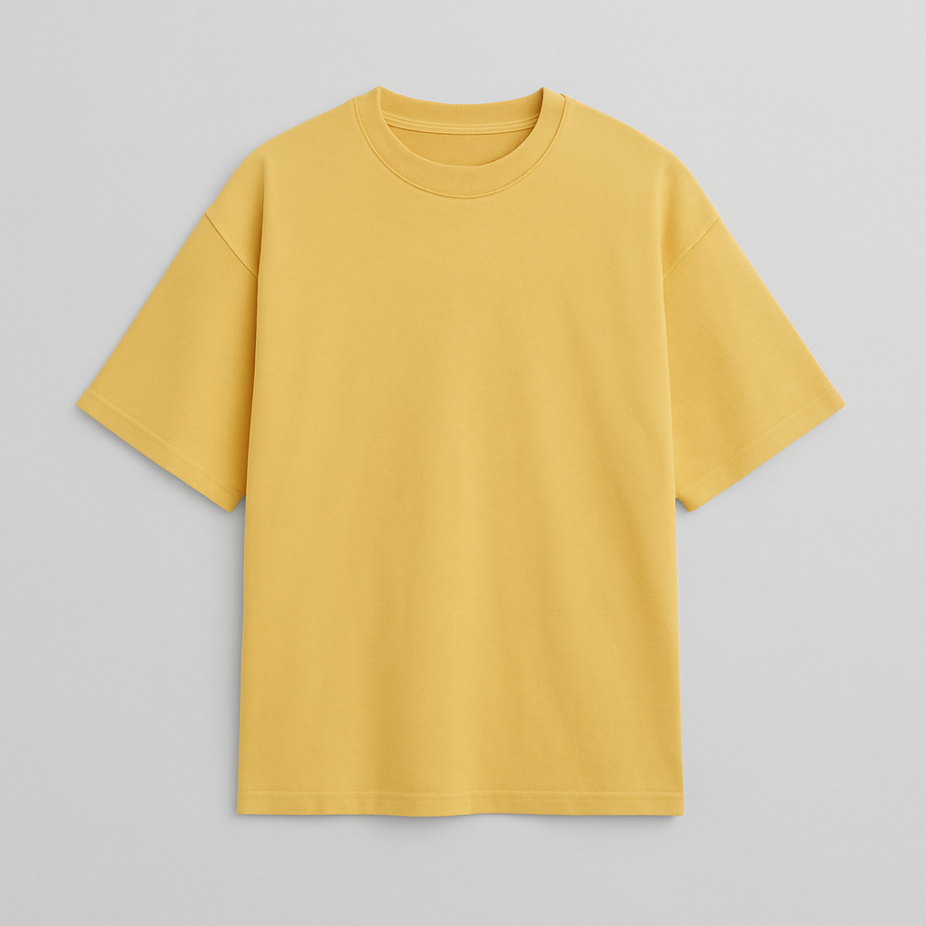 Factory Blanks - Venta al por mayor Camiseta - Unisex - Camiseta Cuadrada de Gran Tamaño Económica–Mezcla de Algodón-Poliéster de 220GSM5