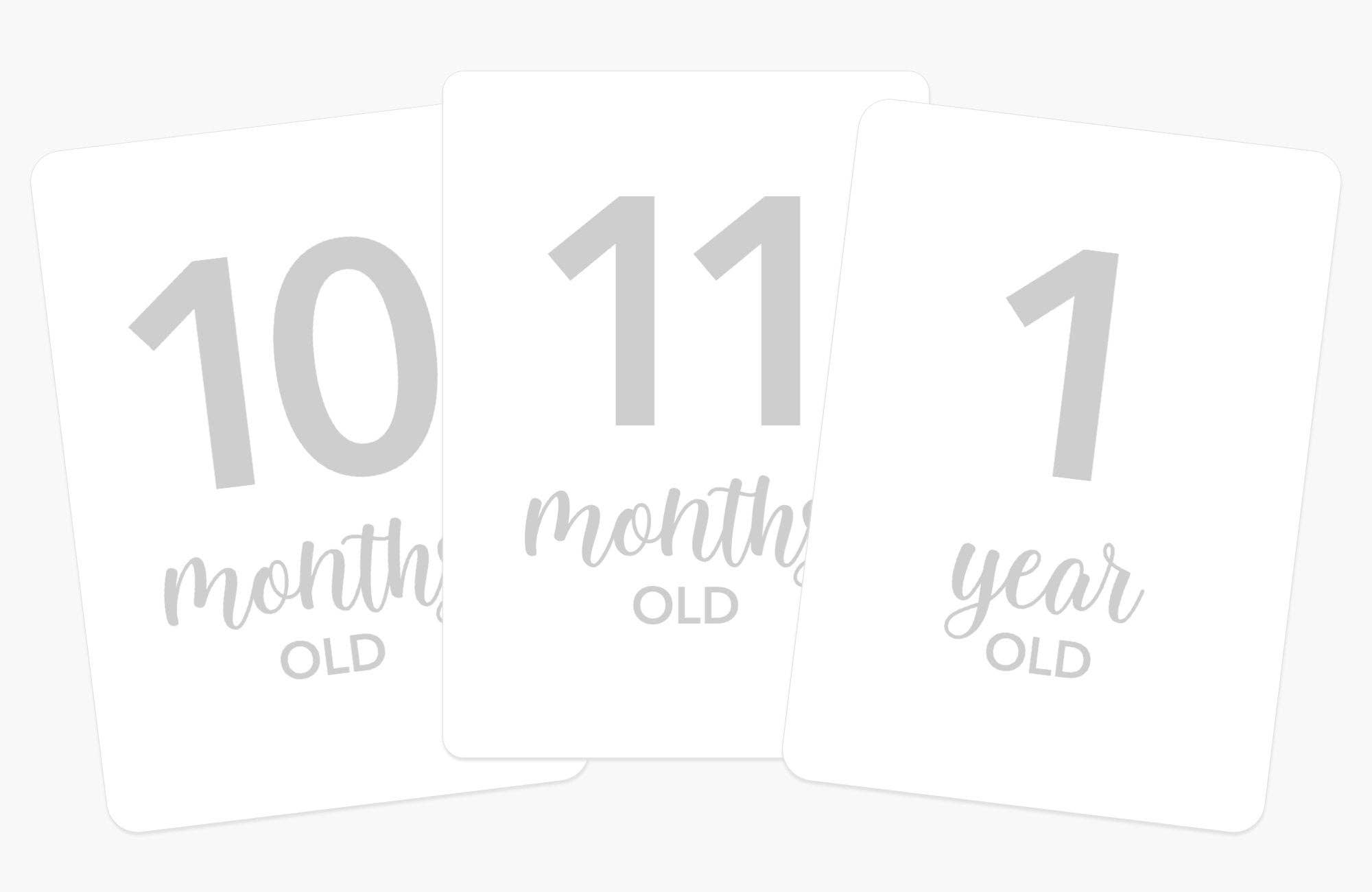 GoodnightFox - Wholesale Milestone Art/Keepsake - Kids & Baby - Newborn Baby Milestone Cards3