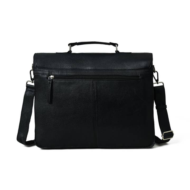 Classy Leather Bags – Engroshandel Laptoptaske - Unisex – Business Attache bærbar taske - italiensk finish
