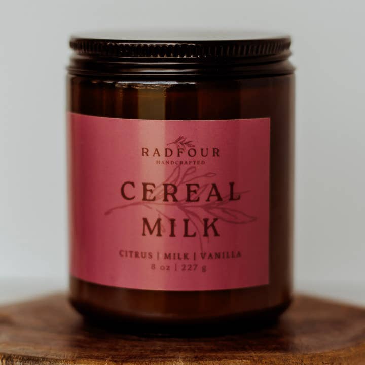 Cereal Milk Candle for wholesale by Radfour Handcrafted