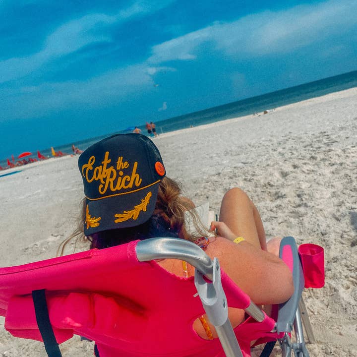 The Clandestine Underground - Wholesale Trucker Hat - Unisex - Eat The Rich, Western Trucker Hat6