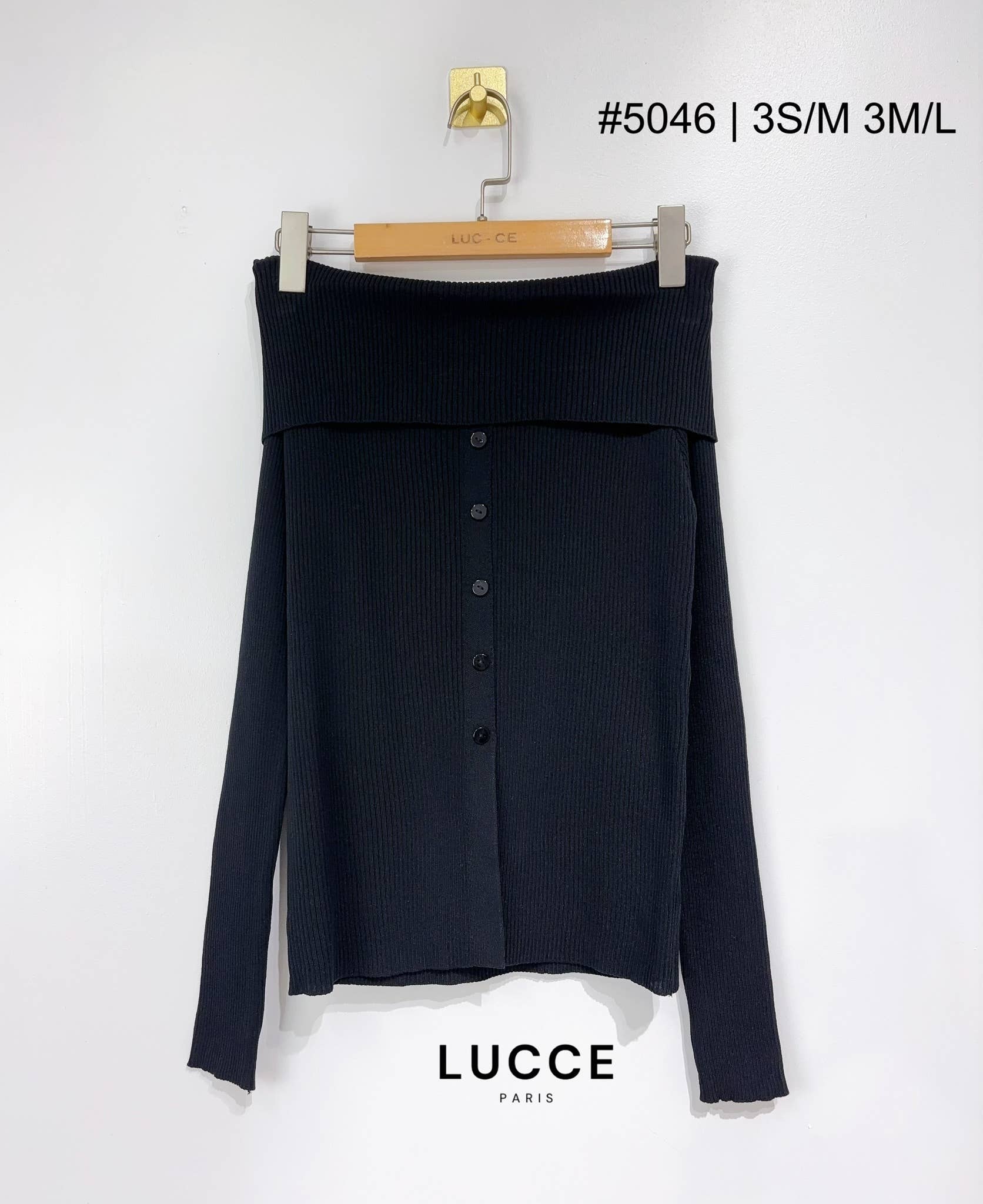 LUCCE - Wholesale Knit Sweater - Women's - Pull off shoulder - PU50460