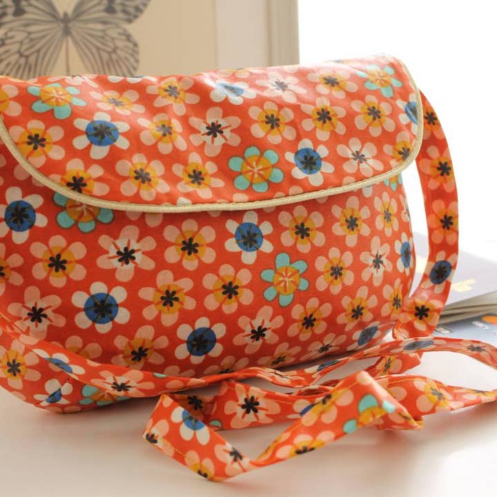 Sac Anaé nami orange pour la vente par Sabrina Trefle