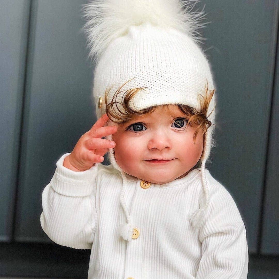 Petite Maison Kids - Vendita all'ingrosso Berretto - Bambini - Cappello da aviatore in cashmere4