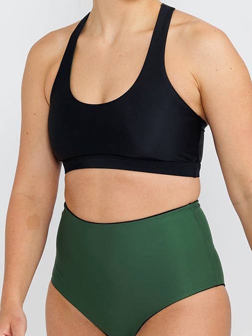Crossback sports top for wholesale by Laura Templin Swimwear