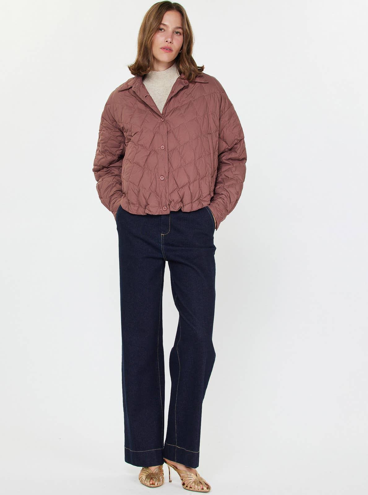 Current Air - Vente Veste – femme - Veste courte matelassée en duvet de canard9