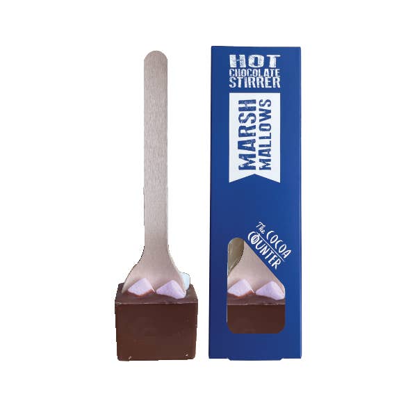 Cocoa Counter - Wholesale Hot Cocoa Spoon - Marshmallow and Milk Hot Chocolate Stirrer